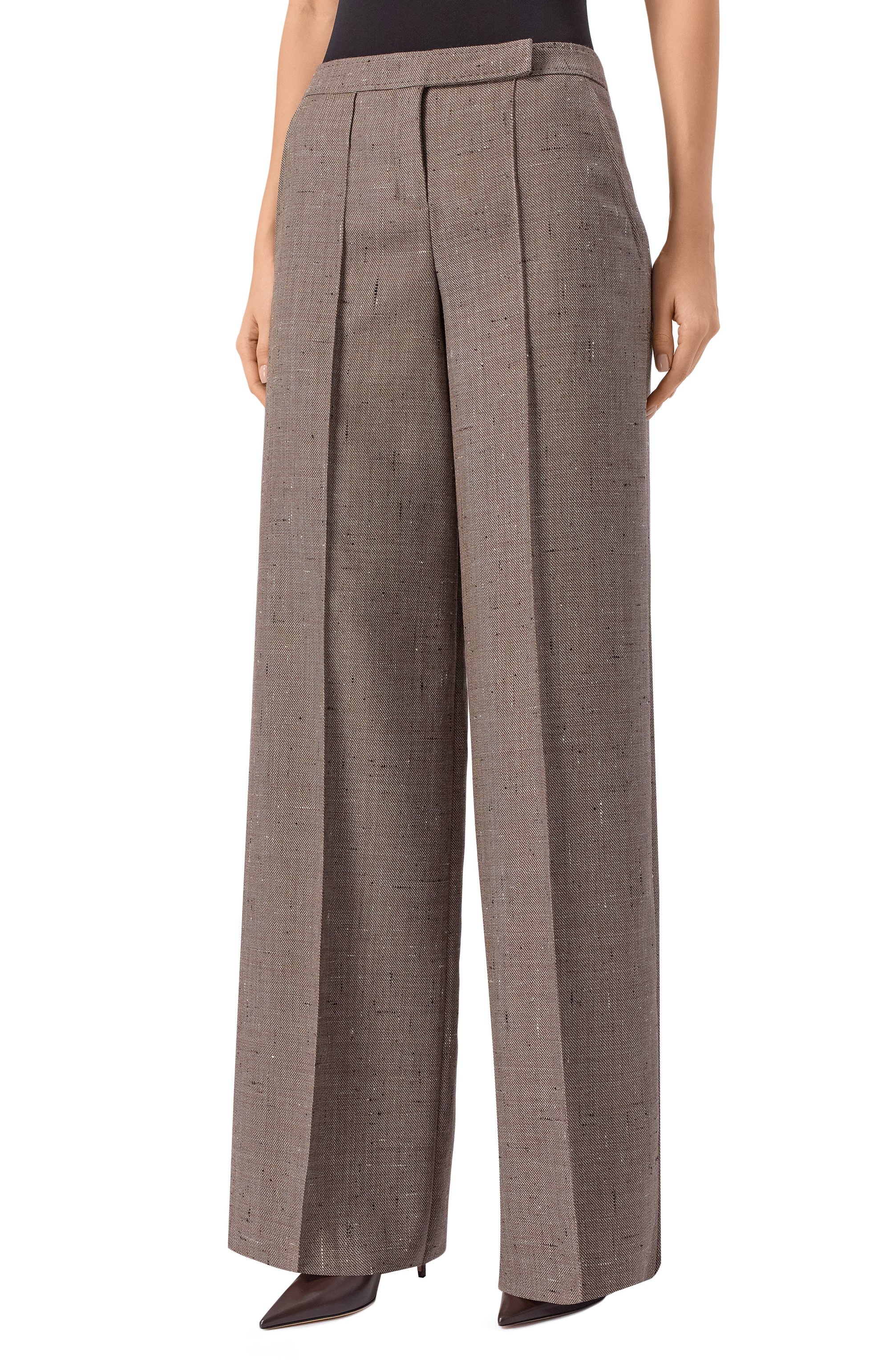 Шерстяные брюки DOROTHEE SCHUMACHER светло-коричневого цвета по цене 76200 руб., арт. 240203, фото 3 Шерстяные брюки DOROTHEE SCHUMACHER, арт. 240203, фото 3