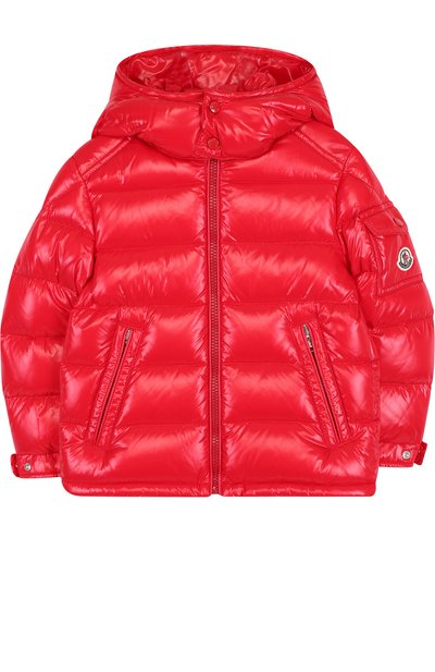 Стеганая куртка на молнии с капюшоном MONCLER ENFANT, арт. D2-954-41852-05-68950/8-10A, фото 1