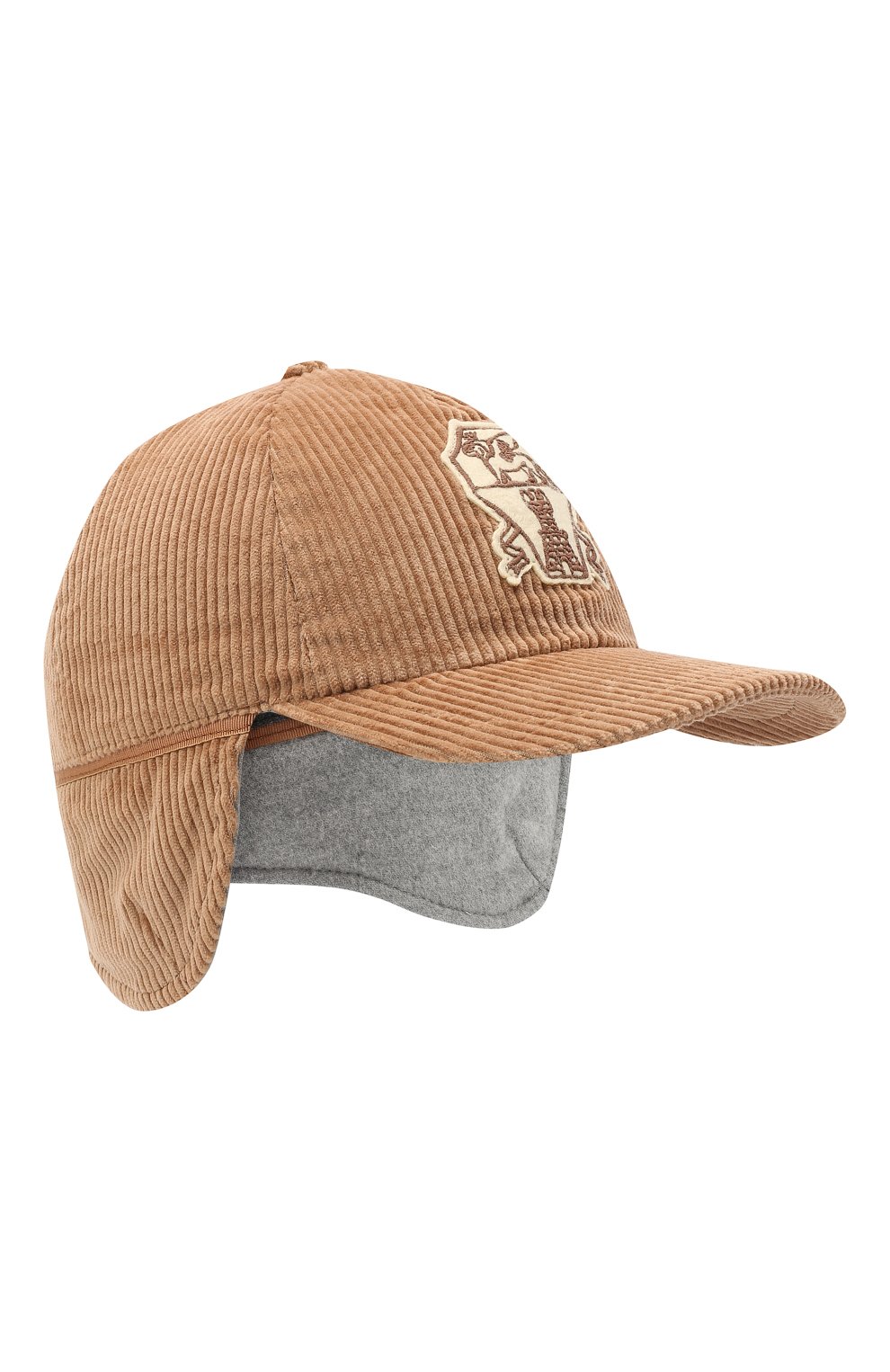 Вельветовая бейсболка BRUNELLO CUCINELLI, арт. BE233W307A, фото 1