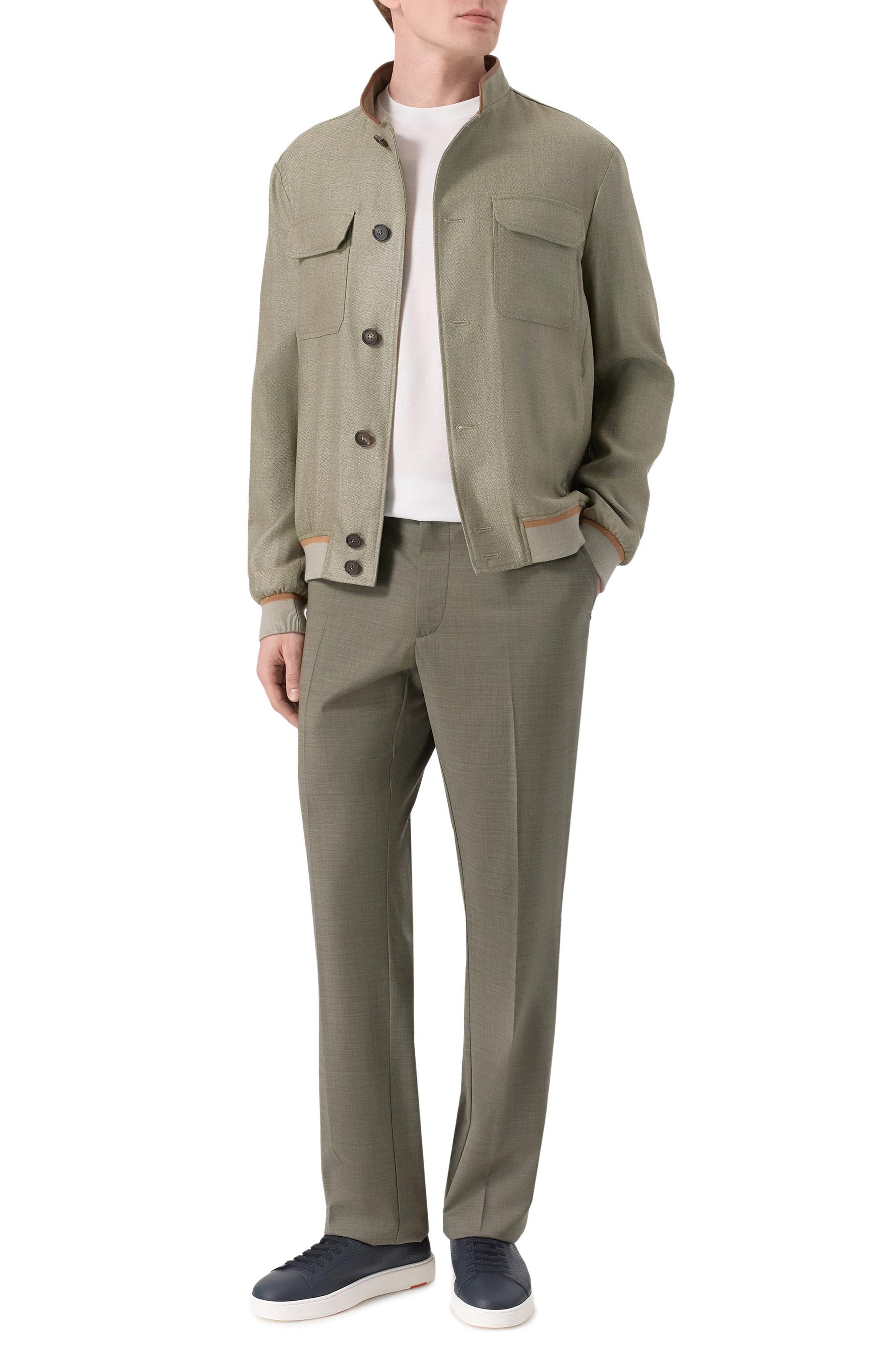 Бомбер из шелка и шерсти STEFANO RICCI, арт. M7J6100110/KL003U_001, фото 2