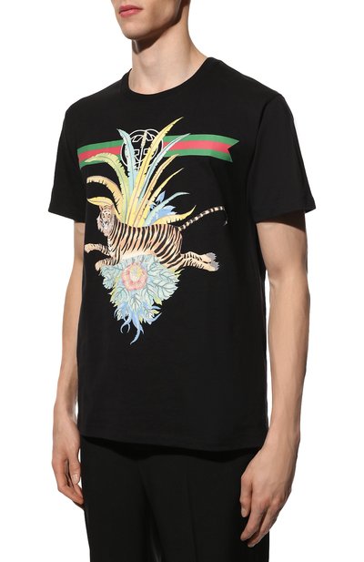 Хлопковая футболка GUCCI, арт. 548334/XJD3W, фото 3