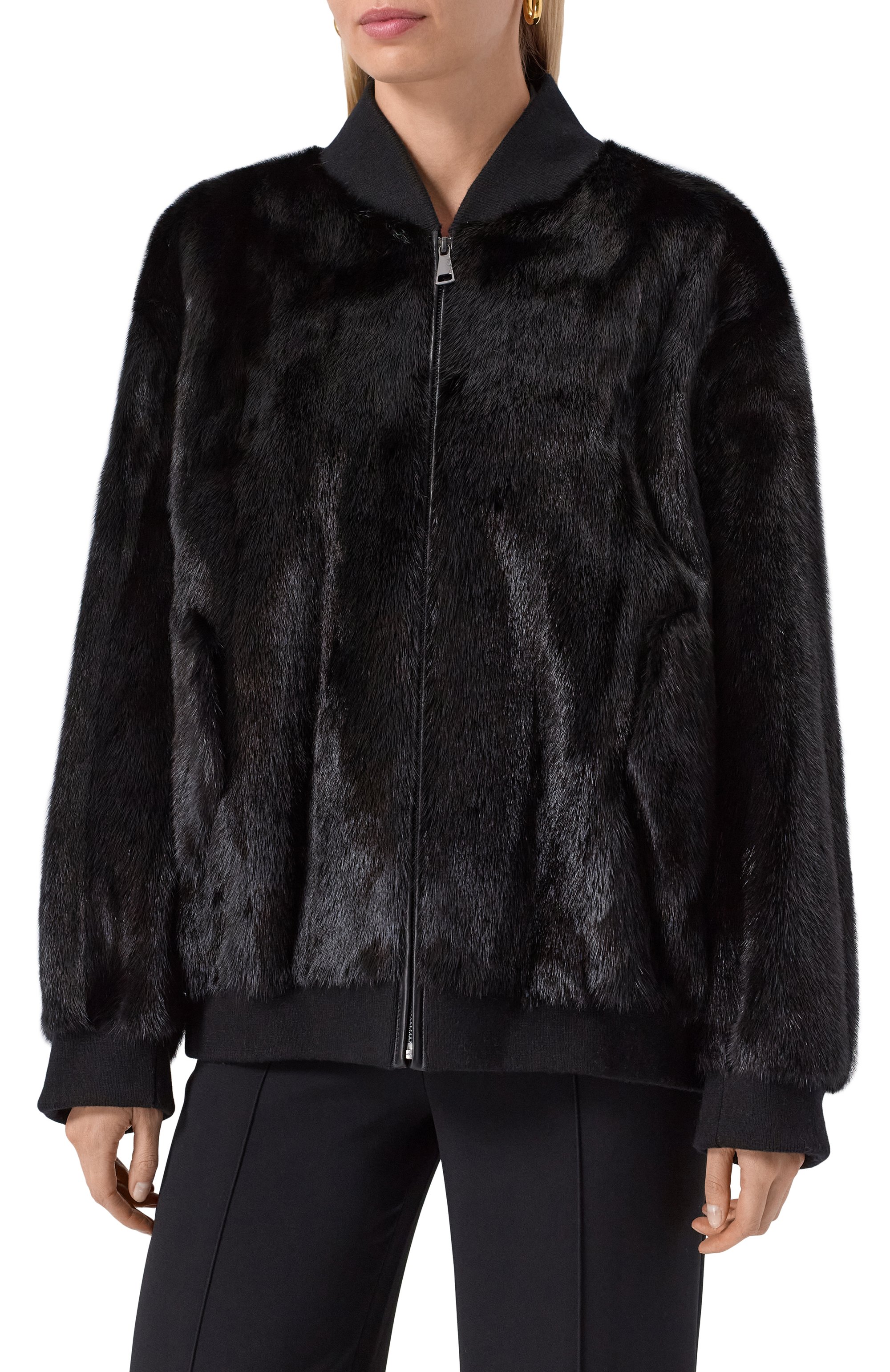 Бомбер из норки SIMONETTA RAVIZZA, арт. F05JA211M1-A, фото 3