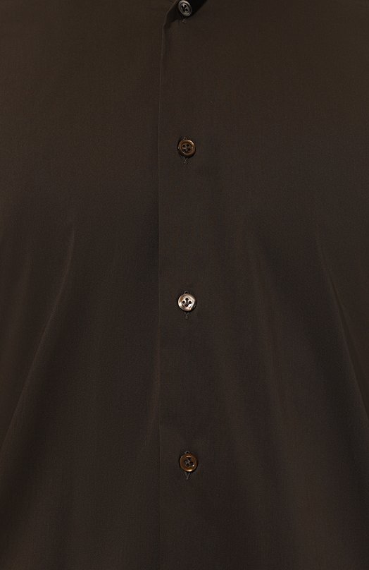 Хлопковая рубашка Giampaolo 908/41264 Коричневый  908/41264 Фото 5