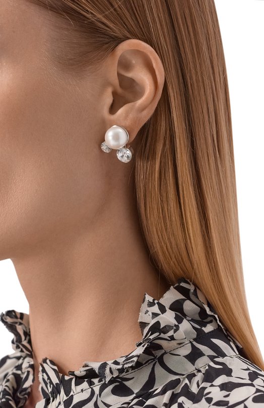 Серьги Dries Van Noten 018240/0049 Белый  018240/0049 Фото 2