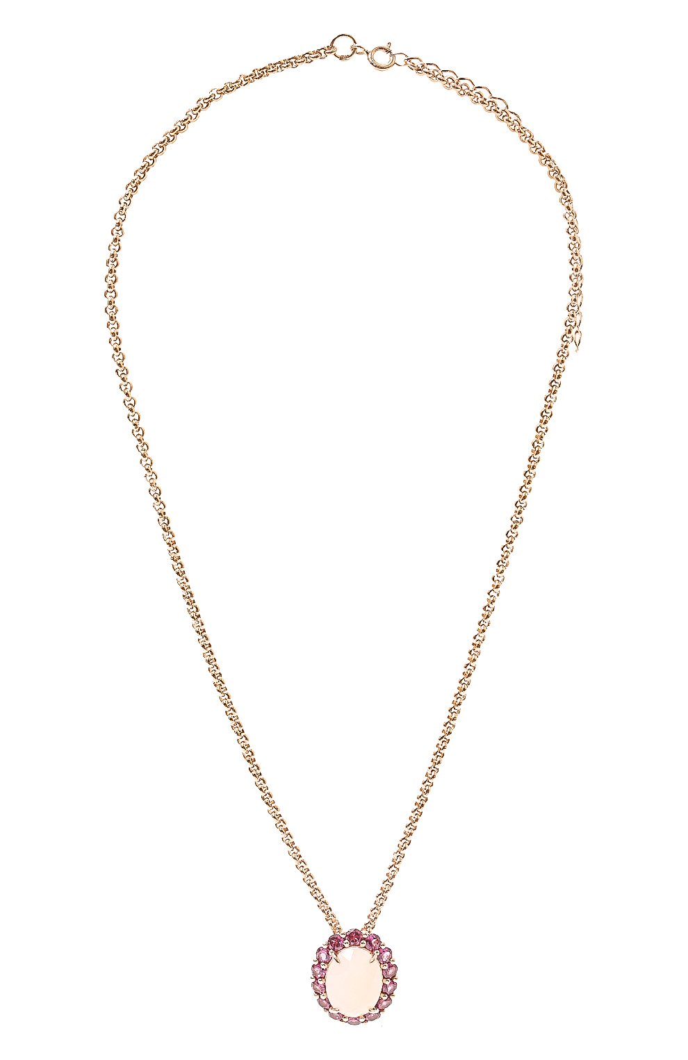 Кулон на цепочке SECRETS JEWELRY светло-розового цвета по цене 29700 руб., арт. ЦРКОП00719, фото 1 Кулон на цепочке SECRETS JEWELRY, арт. ЦРКОП00719, фото 1