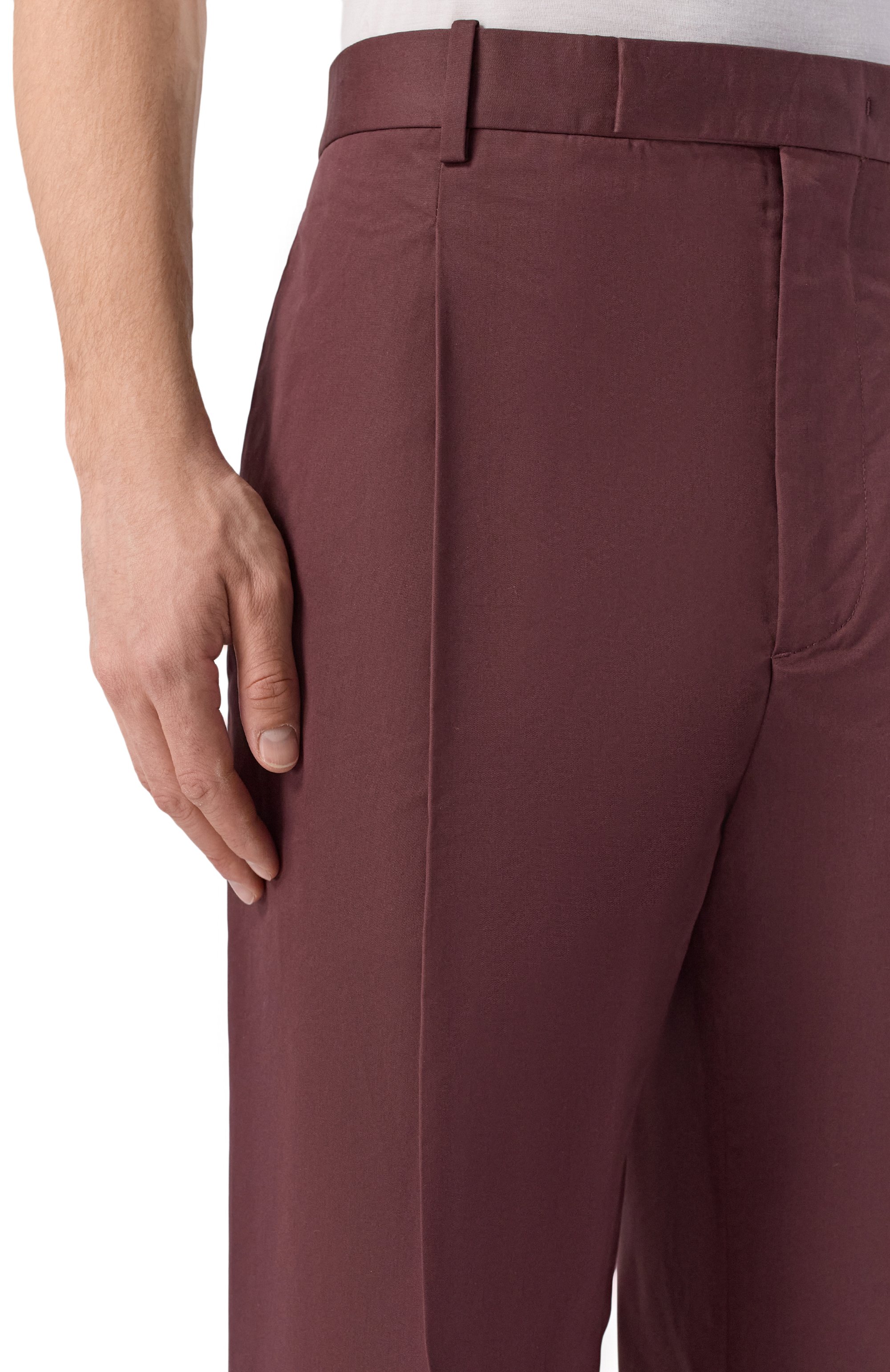 Брюки из хлопка и шелка JIL SANDER, арт. J22KA0327/J45266, фото 5