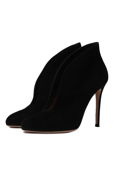 Женские замшевые ботильоны vamp GIANVITO ROSSI, арт. G29450.15RIC.CASNER0