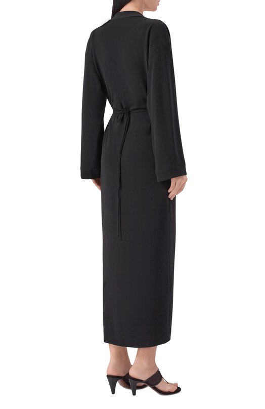 Платье из вискозы 12 STOREEZ 136714 Чёрный  136714 Фото 3