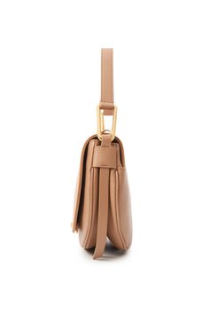 Женская сумка magie soft medium COCCINELLE бежевого цвета, арт. E1PQR180301 | Фото 4 (Материал сплава: Проставлено; Размер: medium; Драгоценные камни: Проставлено; Материал: Натуральная кожа; Ремень/цепочка: На ремешке)