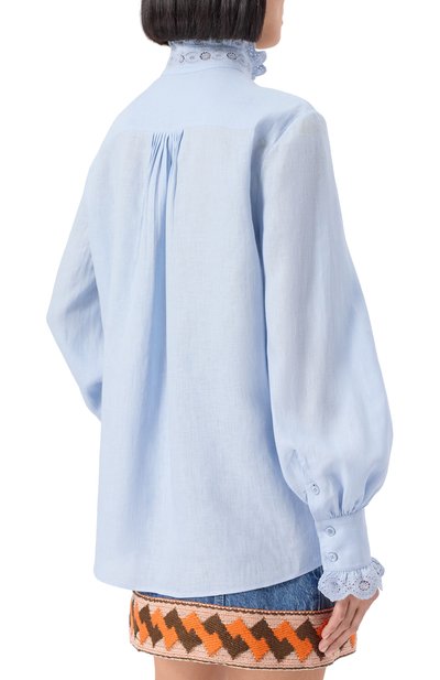 Льняная блузка VALENTINO, арт. 7B3AB7R7/9KW, фото 4