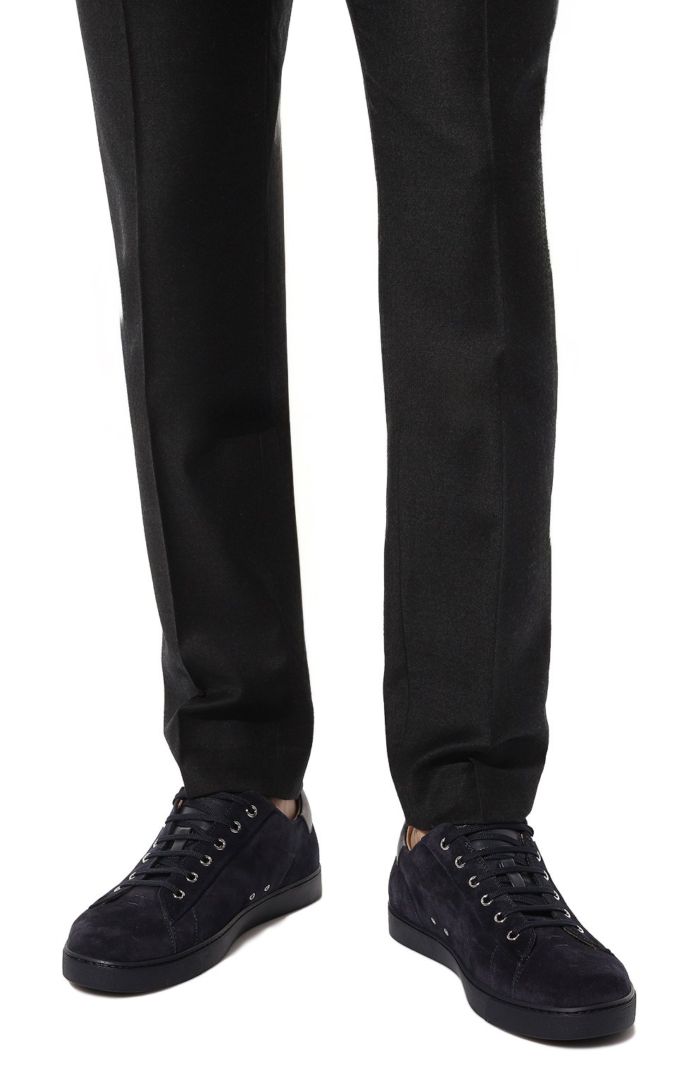 Замшевые кеды GIANVITO ROSSI, арт. S26340.M1DEN.SUEDENI, фото 3