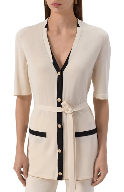 Кардиган из шелка и вискозы FREEAGE, арт. S25.CR072.6079.111, фото 3