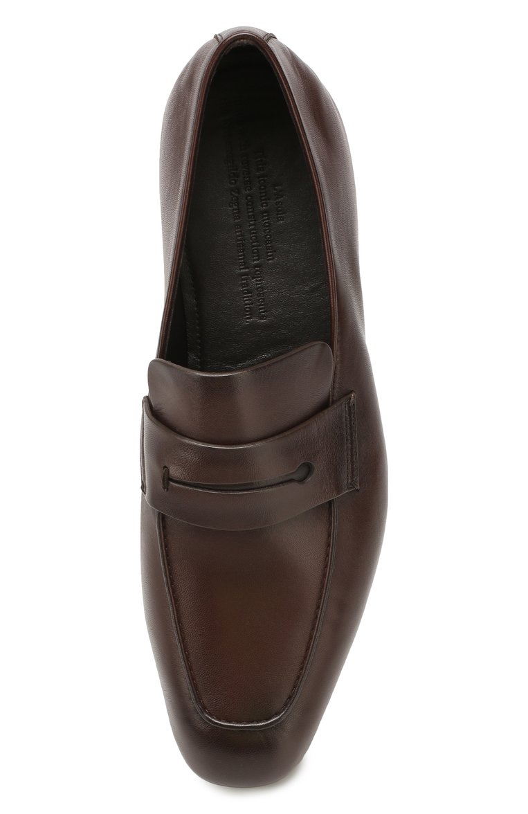 Кожаные пенни-лоферы ZEGNA, арт. A4001X-LHAFR, фото 1