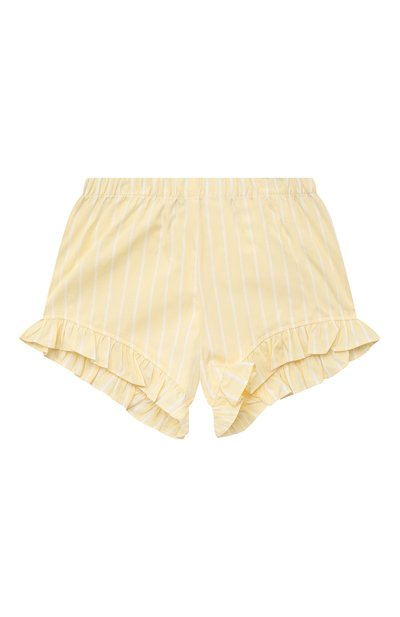 Комплект из топа и шорт IL GUFO желтого цвета по цене 13050 руб., арт. P23DP421C4097/24M-36M, фото 5 Комплект из топа и шорт IL GUFO, арт. P23DP421C4097/24M-36M, фото 5