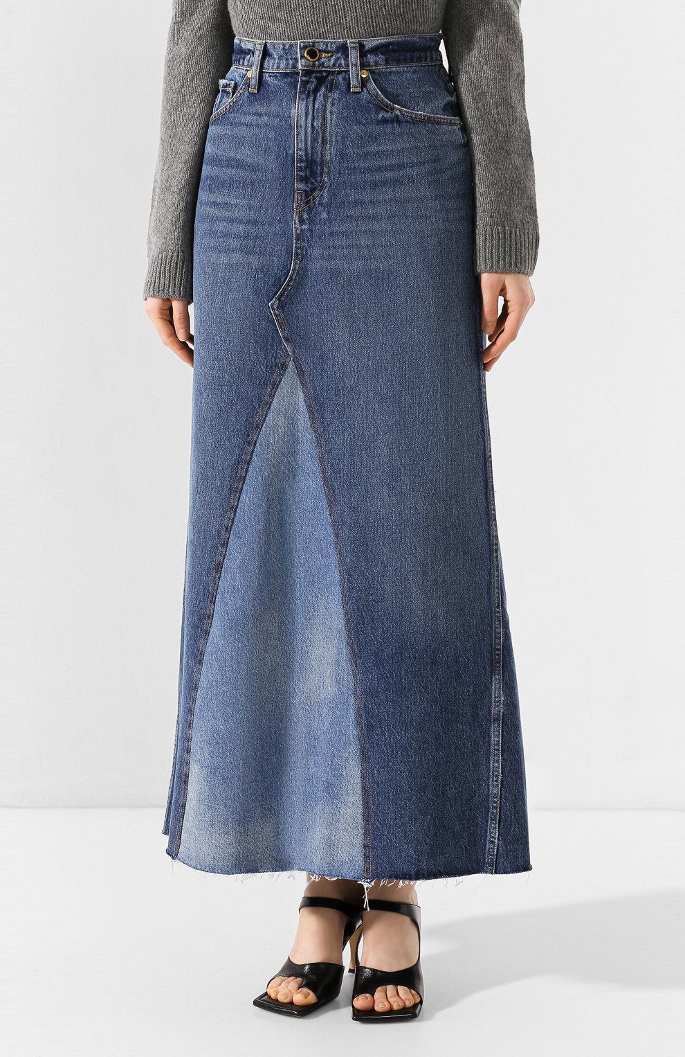 Джинсовая юбка KHAITE, арт. 1040-055/MAGDALENA, фото 3