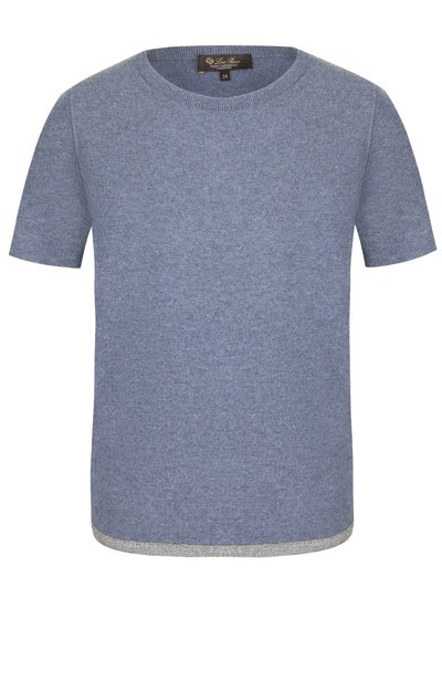 Женский кашемировый топ с коротким рукавом LORO PIANA, арт. FAG3654