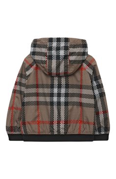 Детского ветровка BURBERRY бежевого цвета, арт. 8069336 | Фото 2 (Рукава: Длинные; Материал внешний: Синтетический материал; Материал сплава: Проставлено; Материал подклада: Синтетический материал; Кросс-КТ: Демисезон, Ветровка; Драгоценные камни: Проставлено)