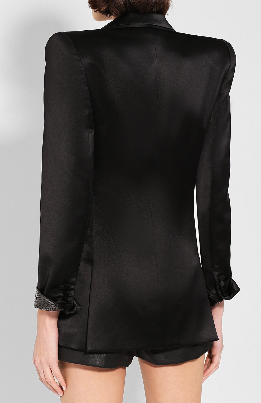 Жакет из вискозы SAINT LAURENT, арт. 592324/Y145D, фото 4