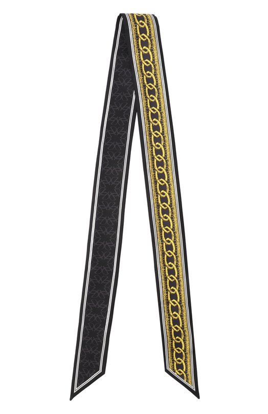 Шелковый шарф-твилли Elie Saab 710009405 Чёрный  710009405 Фото 3