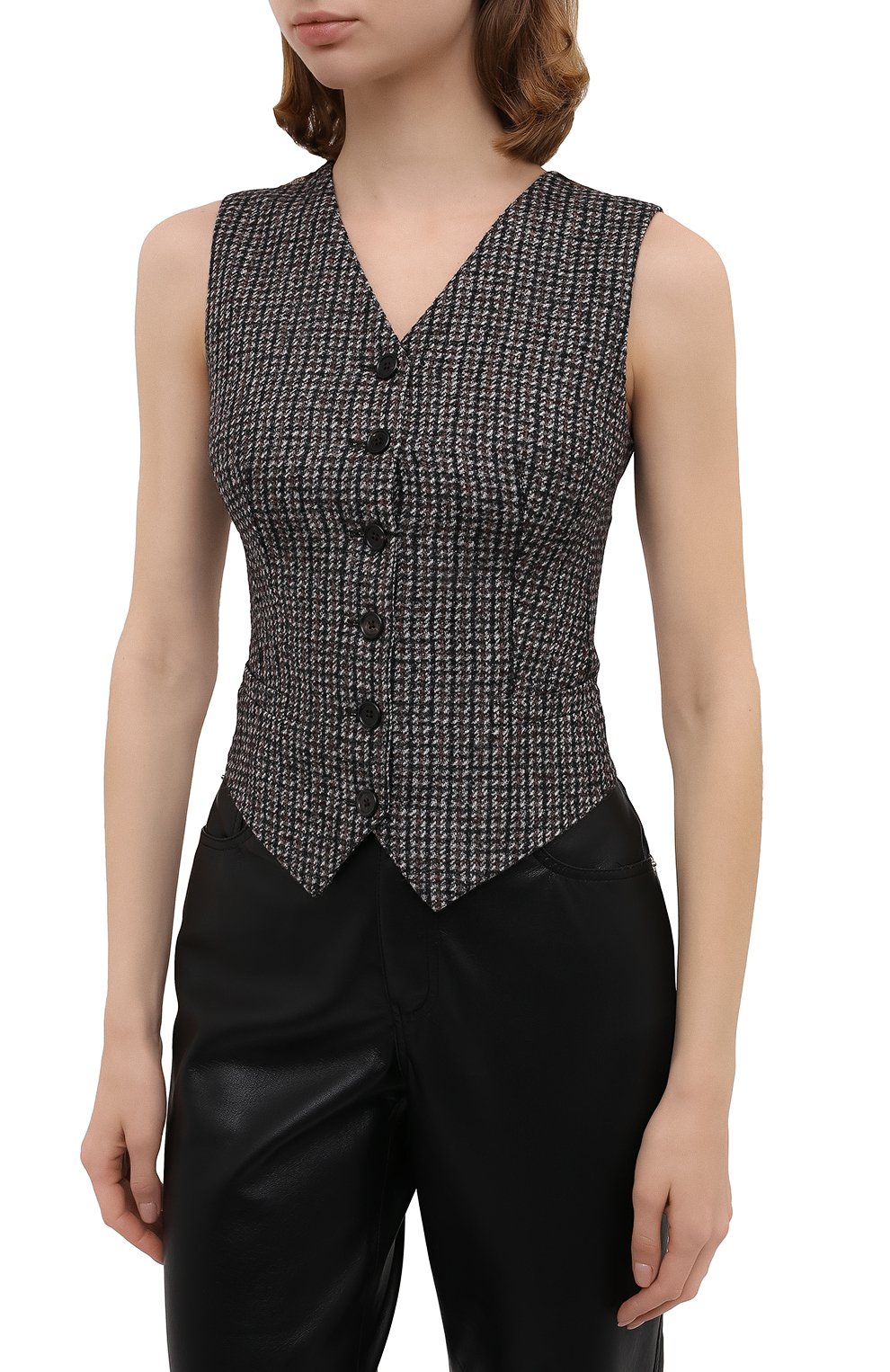 Комбинированный жилет DOLCE & GABBANA, арт. F79H6T/FMMFU, фото 3