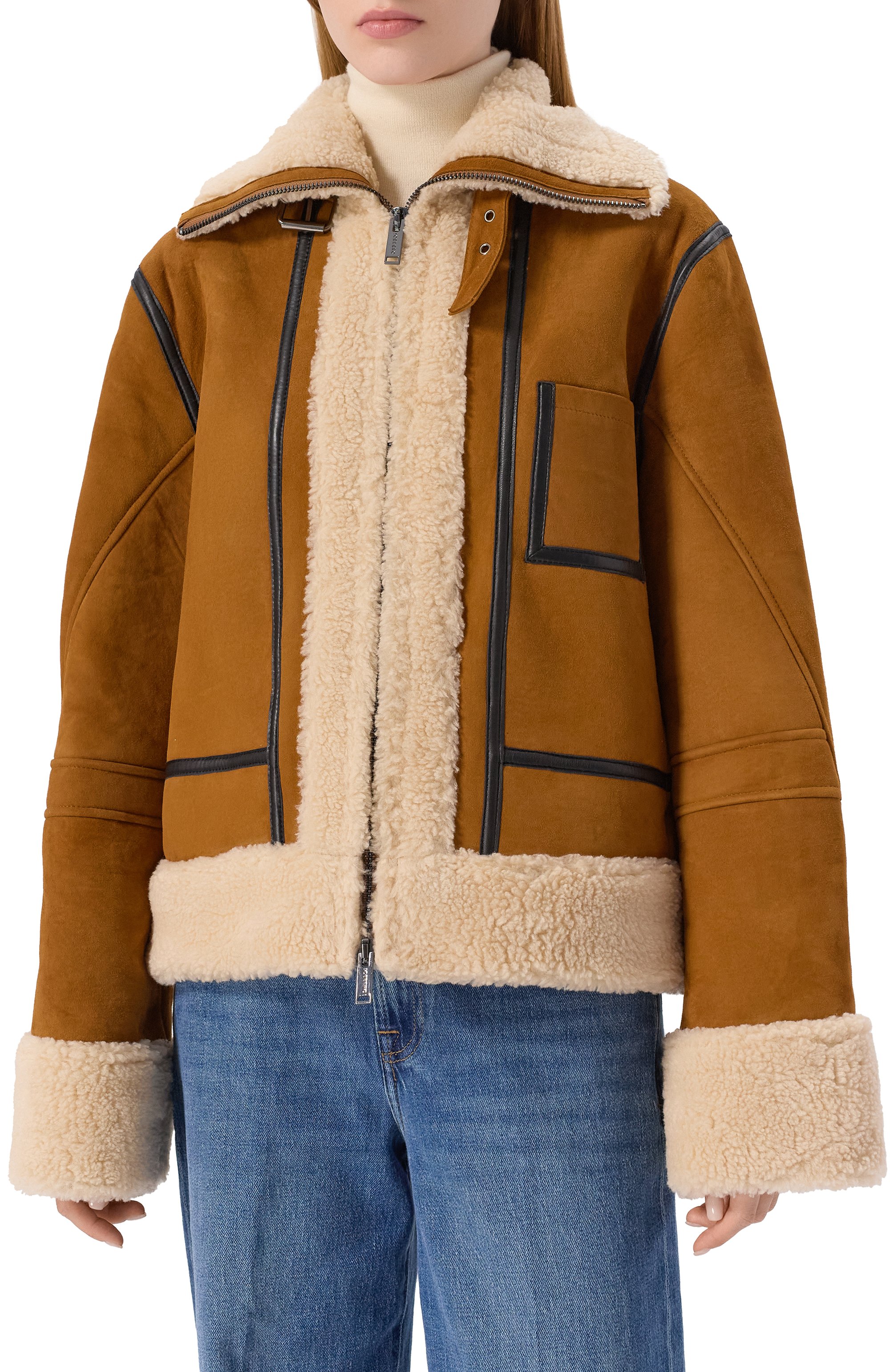 Замшевая дубленка ICEBERG, арт. Z020/6807, фото 3