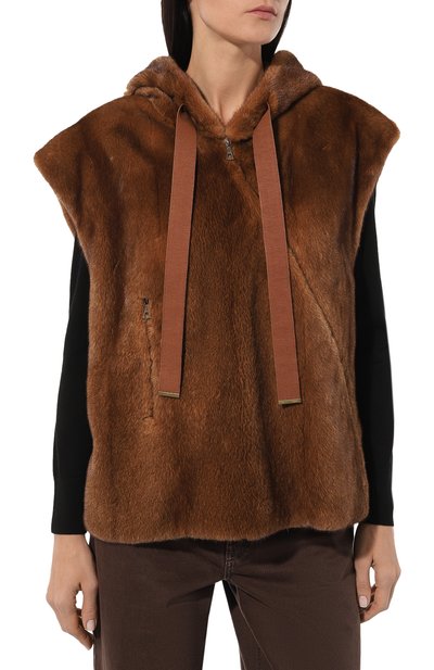 Жилет из меха норки COLOR TEMPERATURE, арт. Н-22/522, фото 3