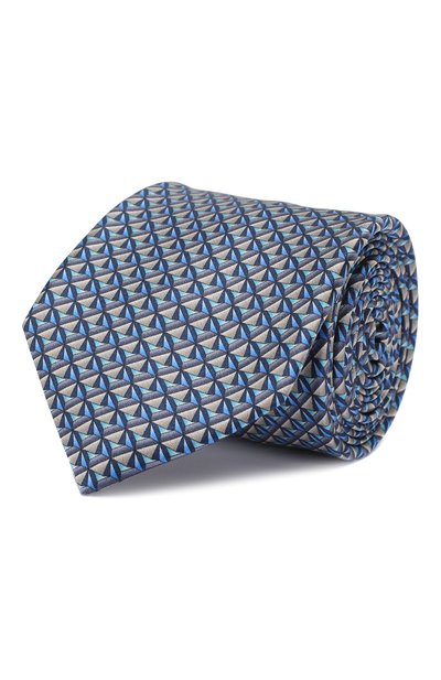 Мужской шелковый галстук ZILLI, арт. 50576/TIES