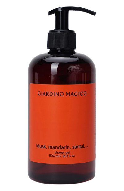 Женское увлажняющий гель для душа musk, mandarin, santal, … (500ml) GIARDINO MAGICO, арт. 4660222281005