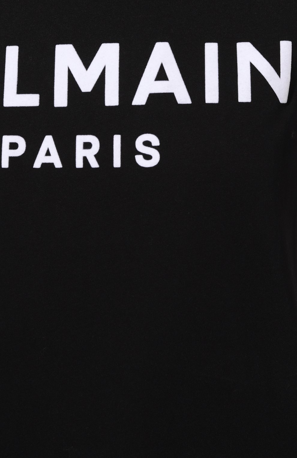 Хлопковая футболка BALMAIN черного цвета по цене 49650 руб., арт. YF1EF005BB37, фото 5 Хлопковая футболка BALMAIN, арт. YF1EF005BB37, фото 5