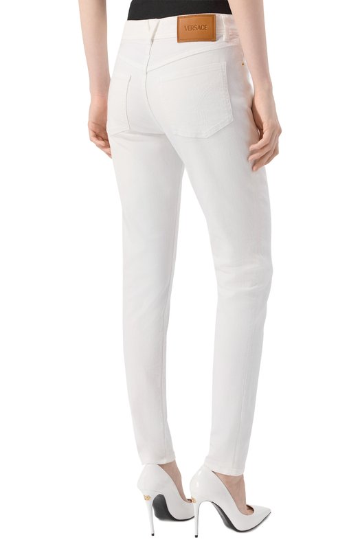 Джинсы Versace 1013135/1A10025 Белый  1013135/1A10025 Фото 4