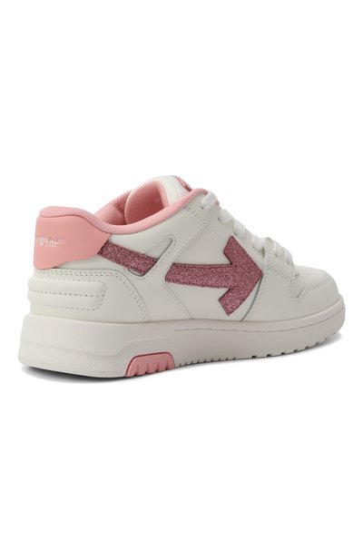 Кожаные кеды out of office OFF-WHITE, арт. 0GIA007S25LEA002/37-38, фото 3