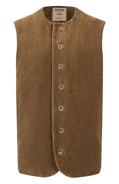 Женский жилет из хлопка и льна UMA WANG, арт. UM6527