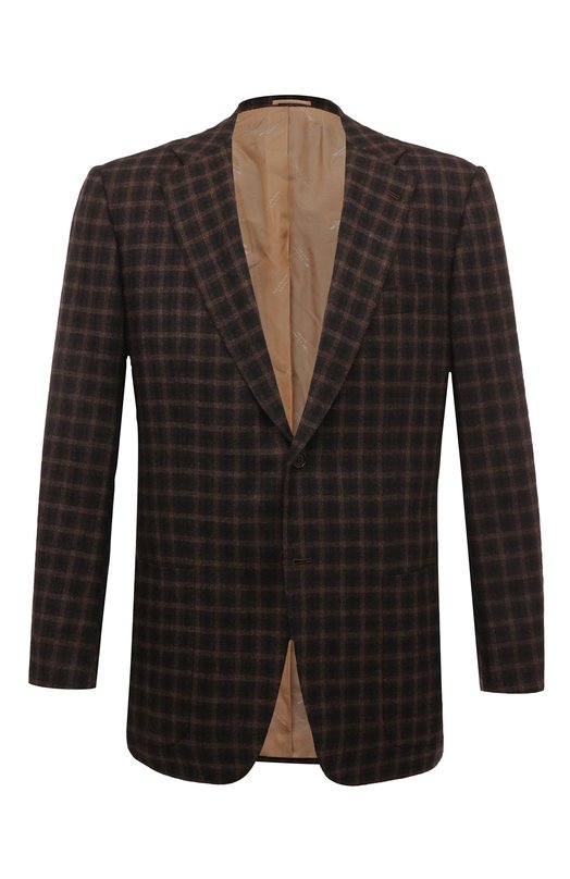 

Кашемировый пиджак Kiton, Коричневый