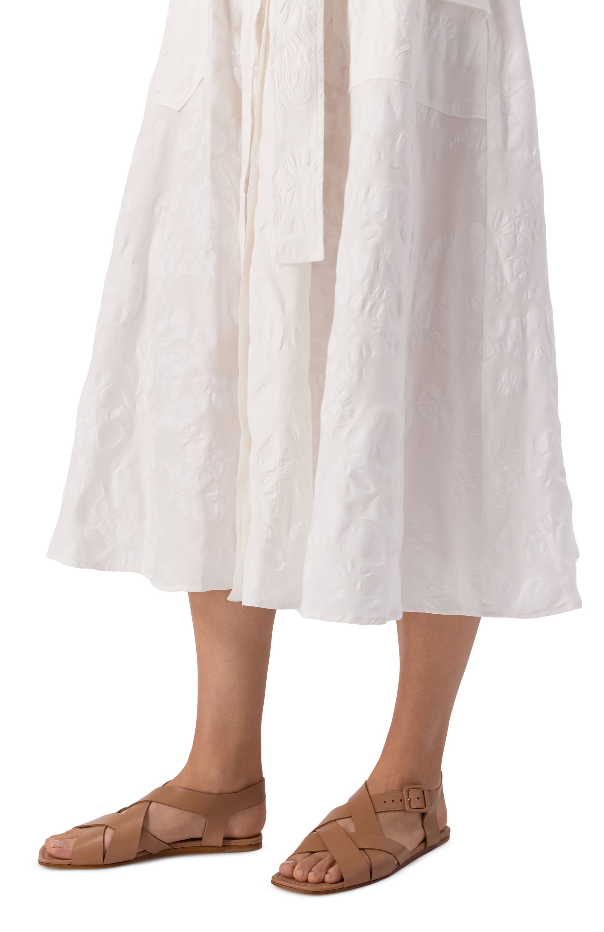 Кожаные сандалии elsy AGL светло-коричневого цвета по цене 43100 руб., арт. D641052PC/S0FTY, фото 3 Кожаные сандалии elsy AGL, арт. D641052PC/S0FTY, фото 3