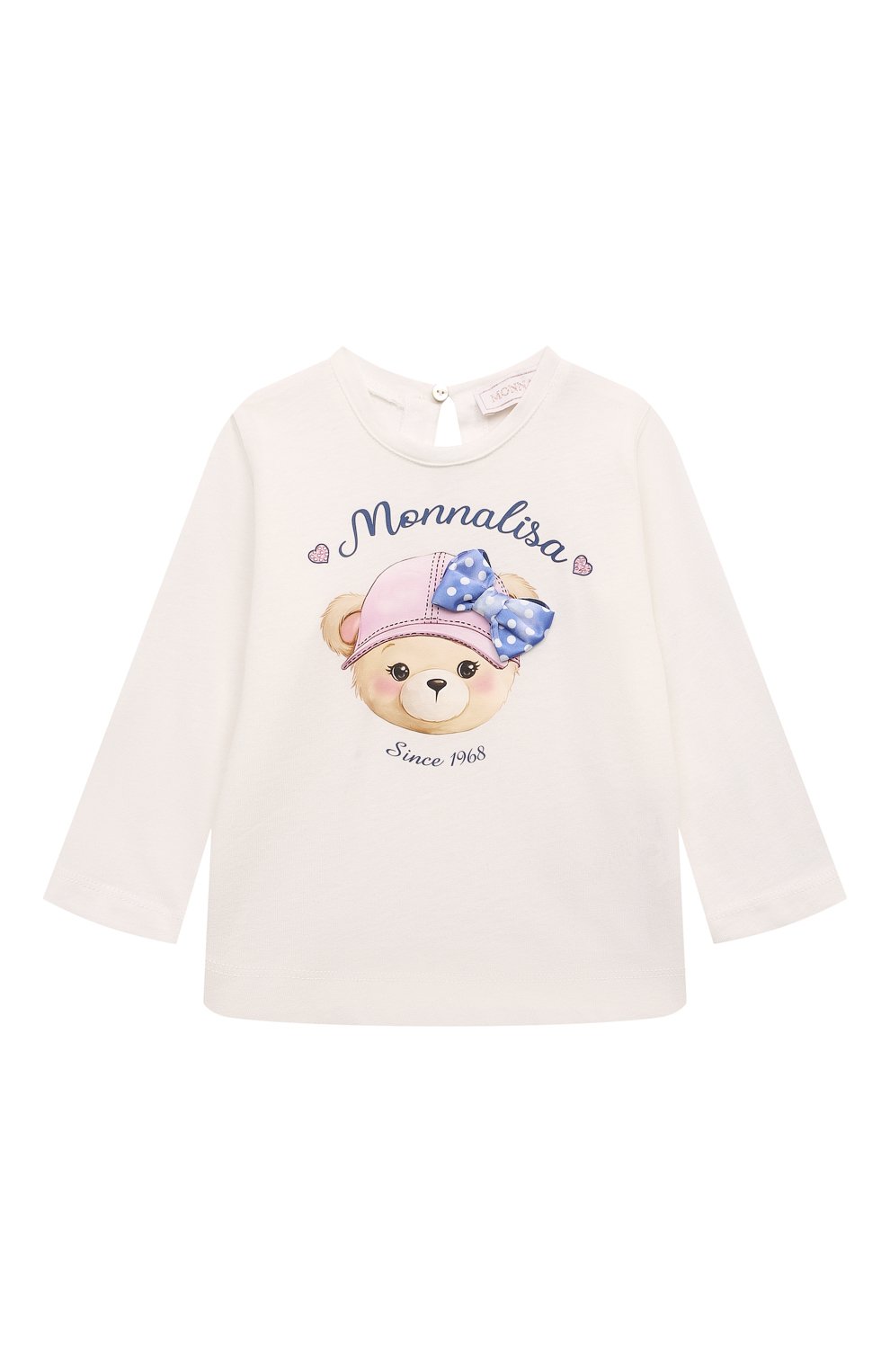 Хлопковый лонгслив MONNALISA, арт. 39D612, фото 1