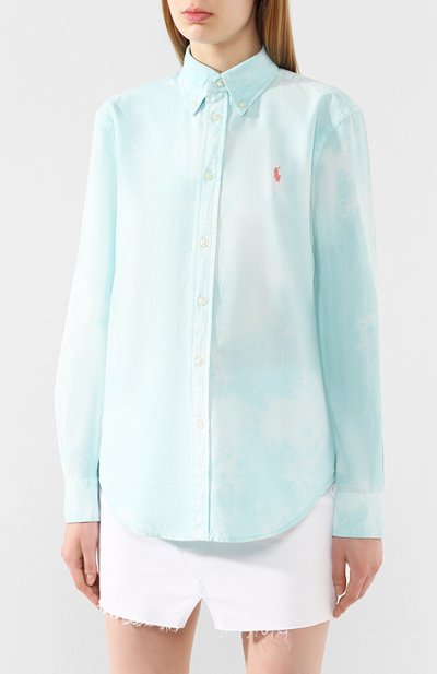 Хлопковая рубашка POLO RALPH LAUREN, арт. 211792488, фото 3