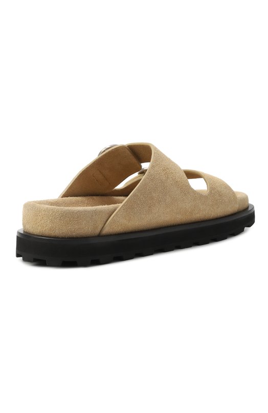 Замшевые шлепанцы Jil Sander J44WP0026-P8213 Бежевый  J44WP0026-P8213 Фото 5