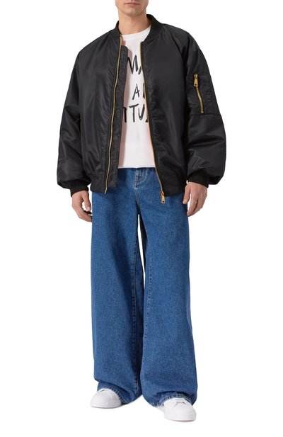 Джинсы wide BALMAIN, арт. GH1ML160/DG08, фото 2