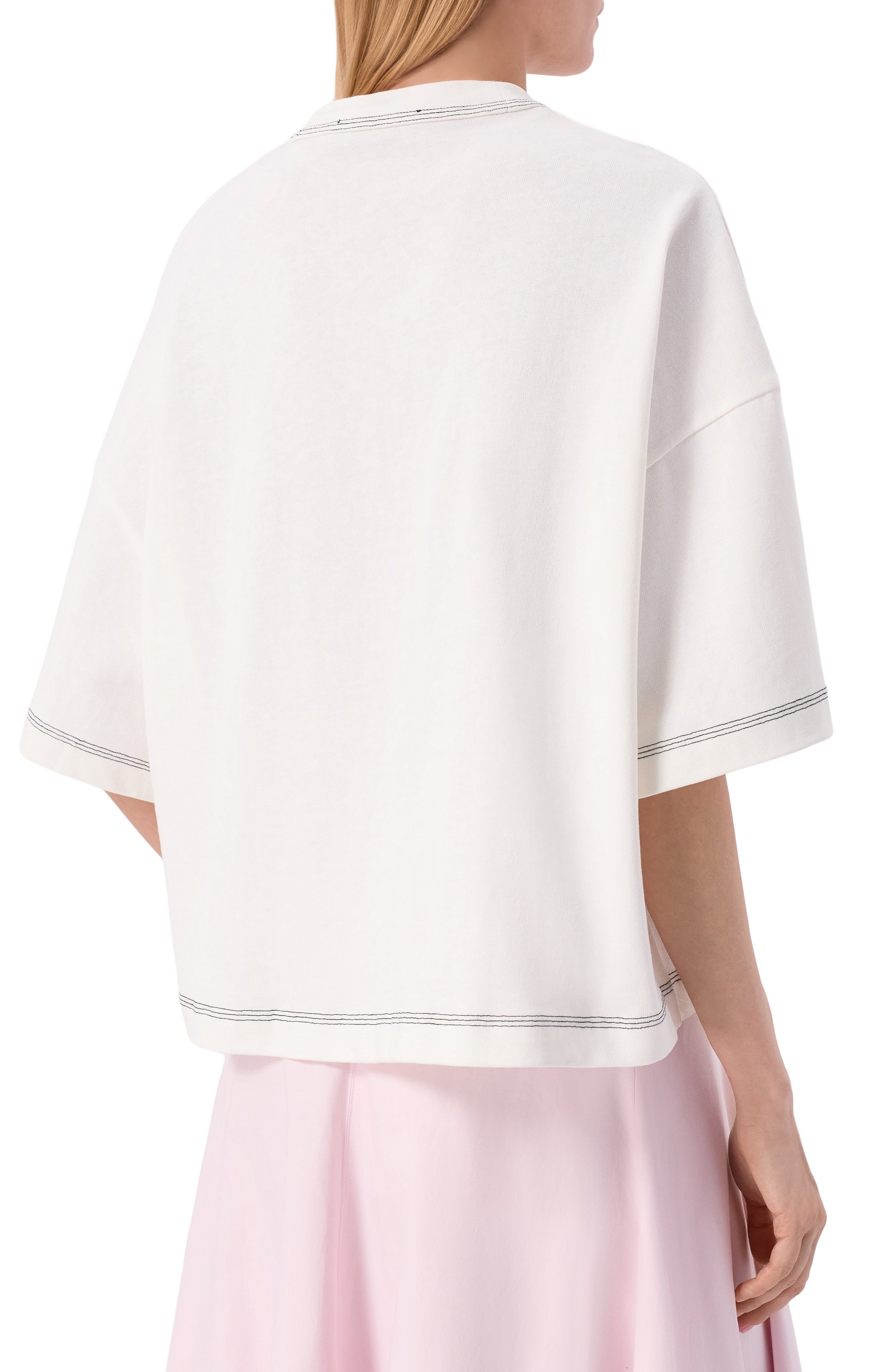 Хлопковая футболка JACQUEMUS, арт. 26ETSW00580/AJ00226, фото 4
