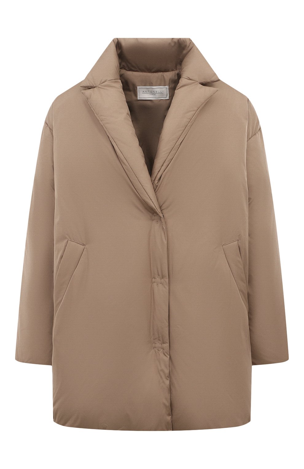 Пуховик ANTONELLI FIRENZE темно-бежевого цвета по цене 104000 руб., арт. M3025/367C, фото 1 Пуховик ANTONELLI FIRENZE, арт. M3025/367C, фото 1