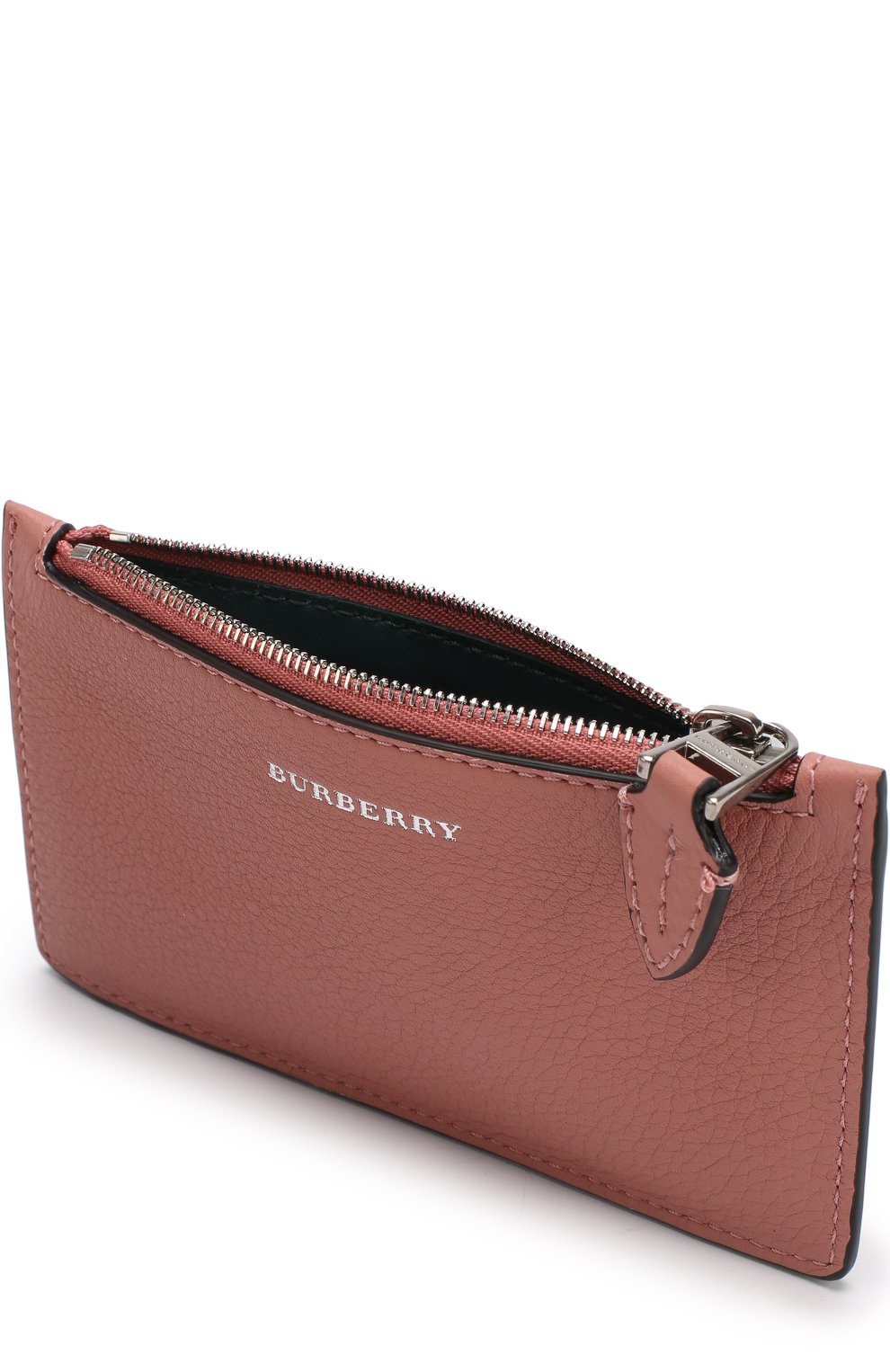Кожаный чехол для кредитных карт с отделением на молнии BURBERRY, арт. 4076671, фото 3