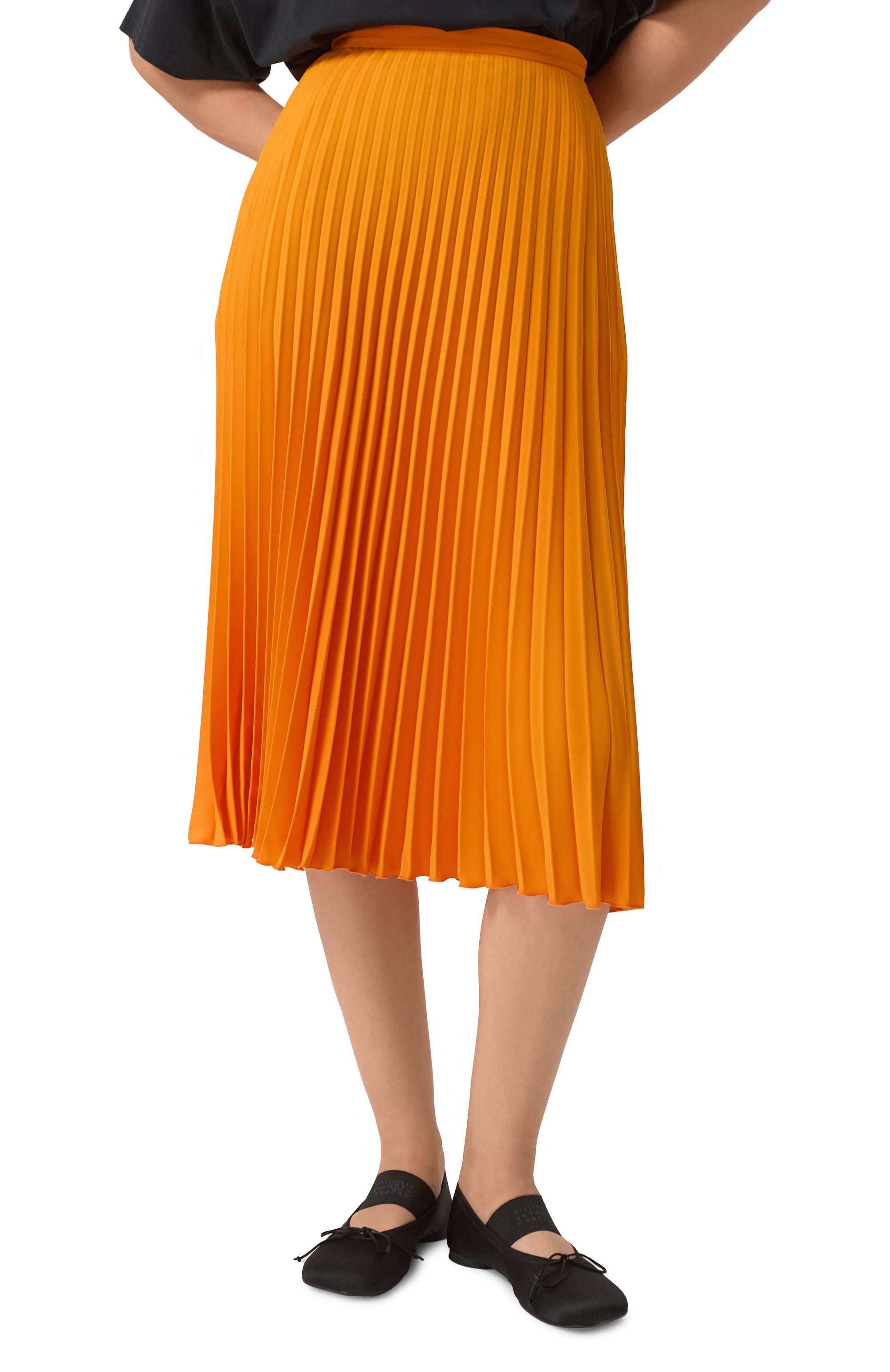 Плиссированная юбка MM6, арт. S52MA0196/S43455, фото 3