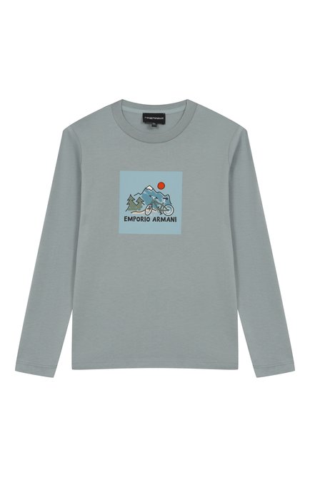 Хлопковый лонгслив EMPORIO ARMANI, арт. EB000728/AF16162