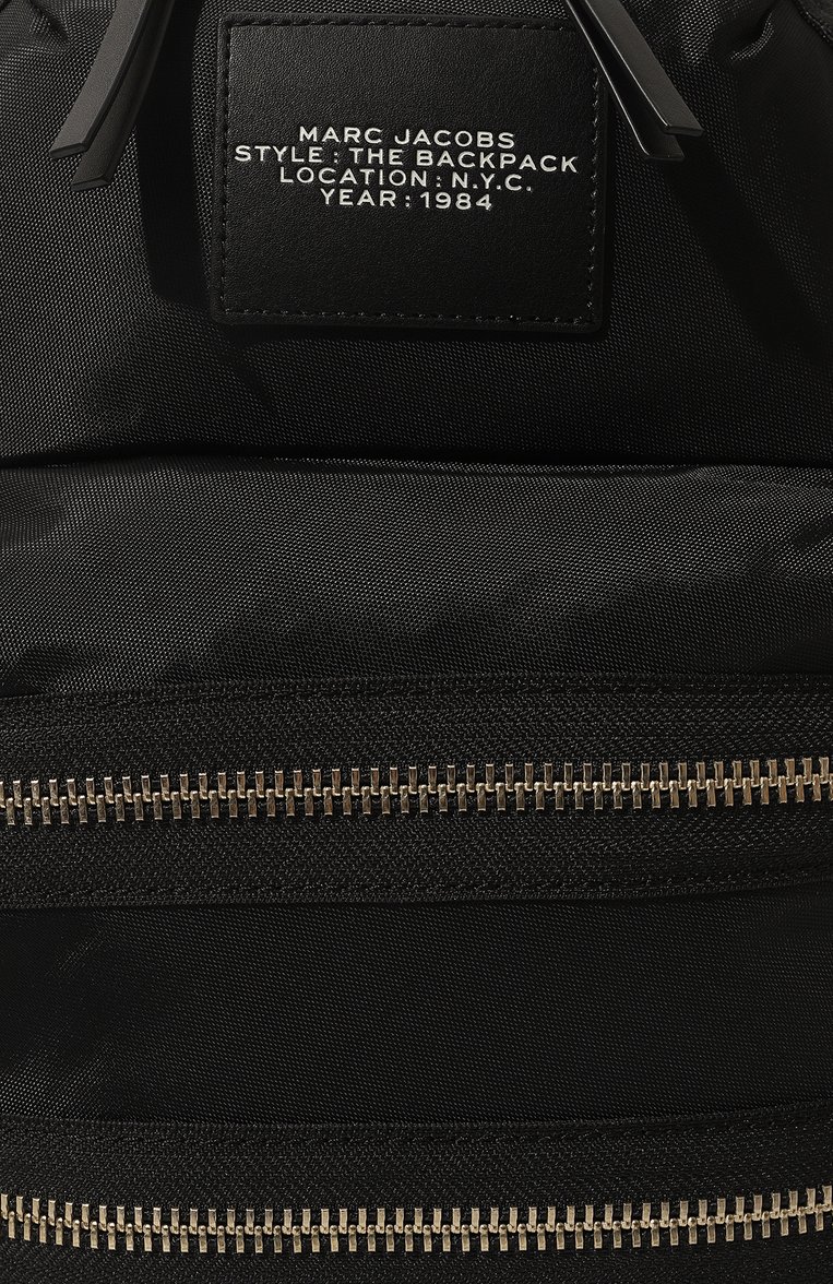 Женский рюкзак MARC JACOBS (THE) черного цвета, арт. 2F3HBP028H02 | Фото 3 (Материал сплава: Проставлено; Материал: Текстиль; Драгоценные камни: Проставлено; Стили: Кэжуэл; Размер: large)