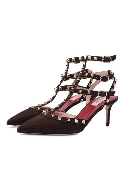 Женские замшевые туфли rockstud 65 VALENTINO, арт. 9W2S0375/CVB