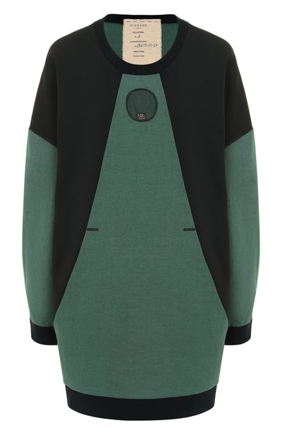 Женский свитшот из хлопка и льна MIDGARD PARIS, арт. SR6CN-OS-GN