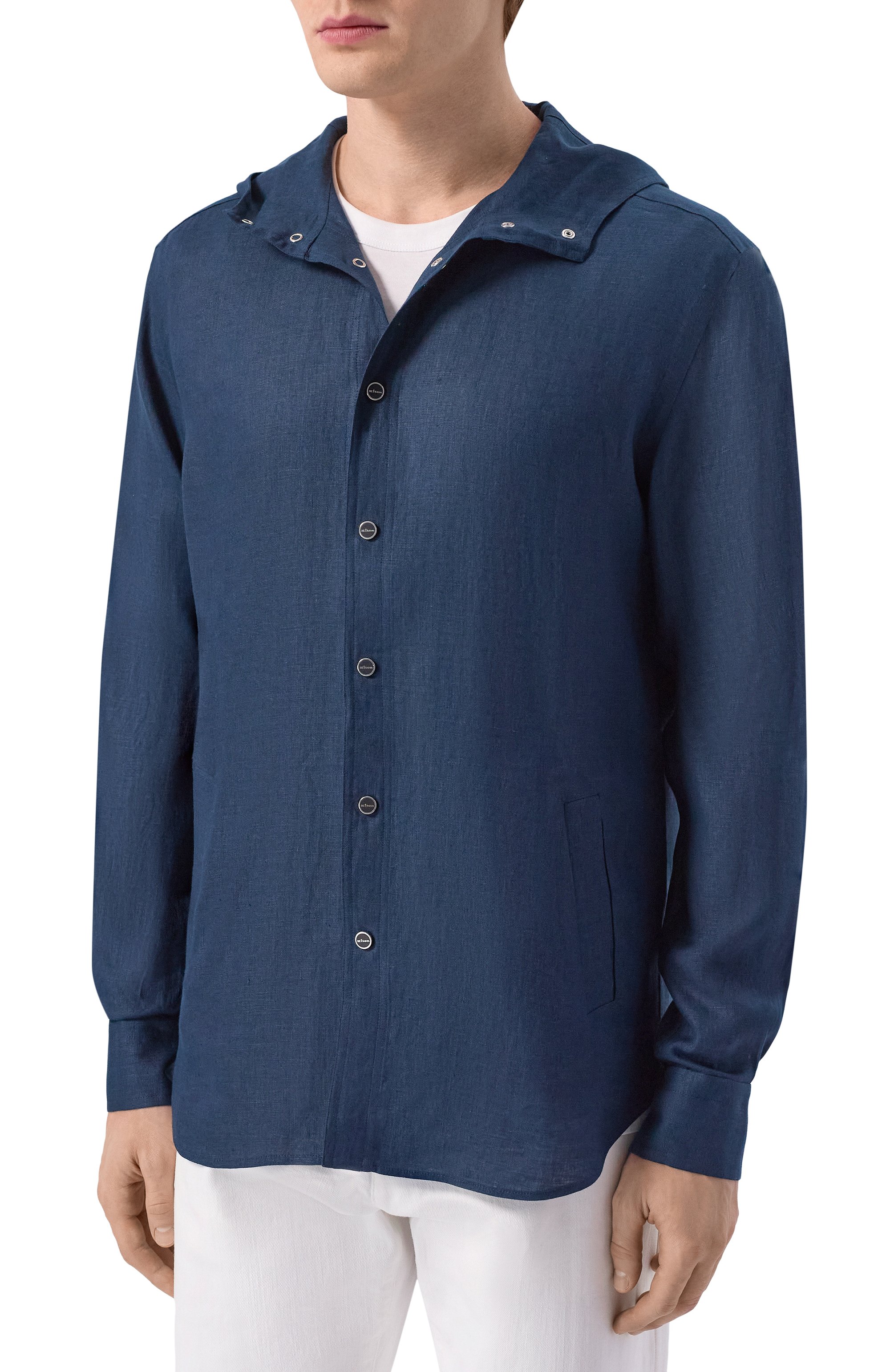 Льняная рубашка KITON, арт. UMCMARH09690, фото 3