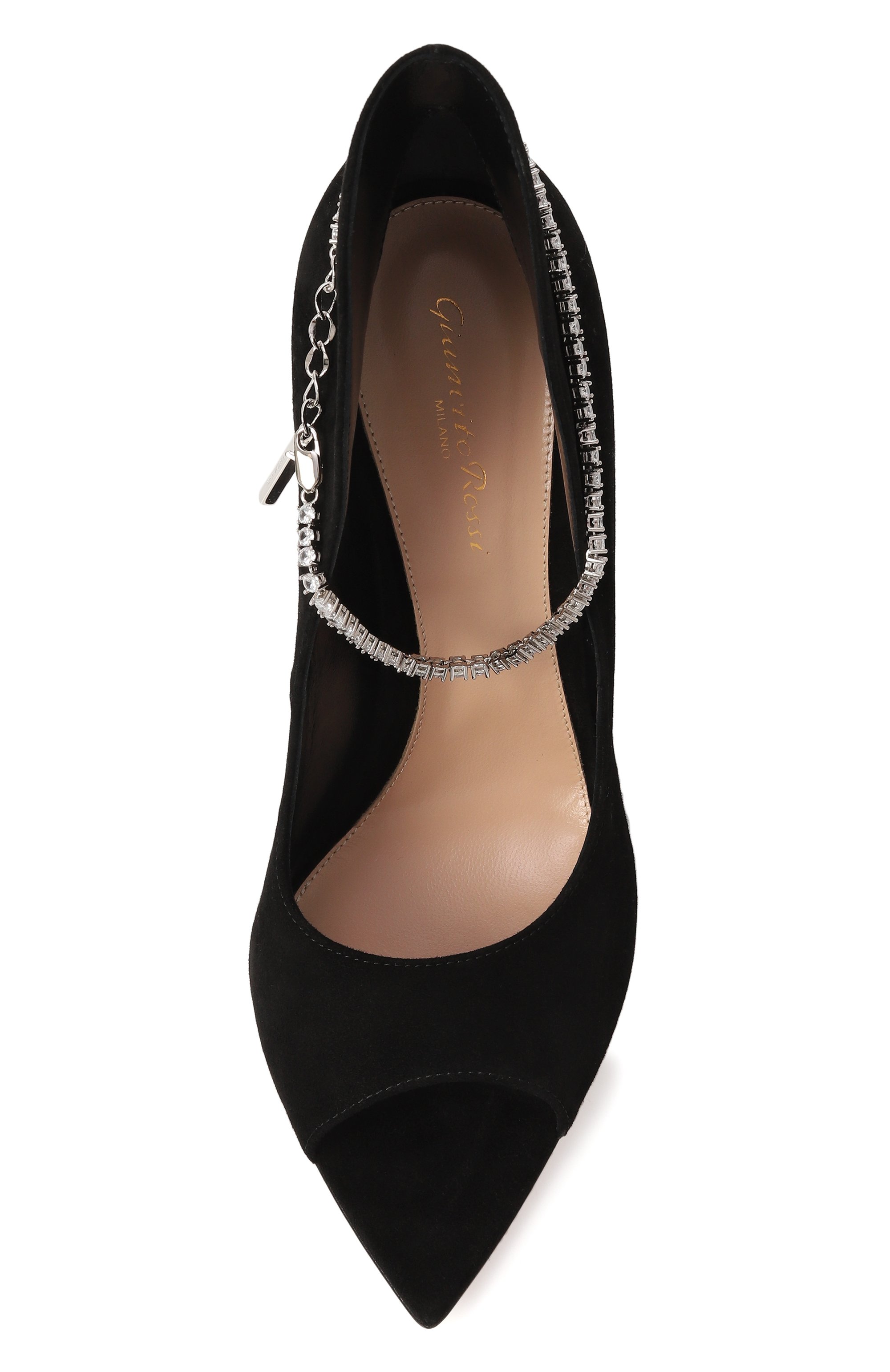 Замшевые туфли GIANVITO ROSSI, арт. G50649.15RIC.CAMNER0, фото 6