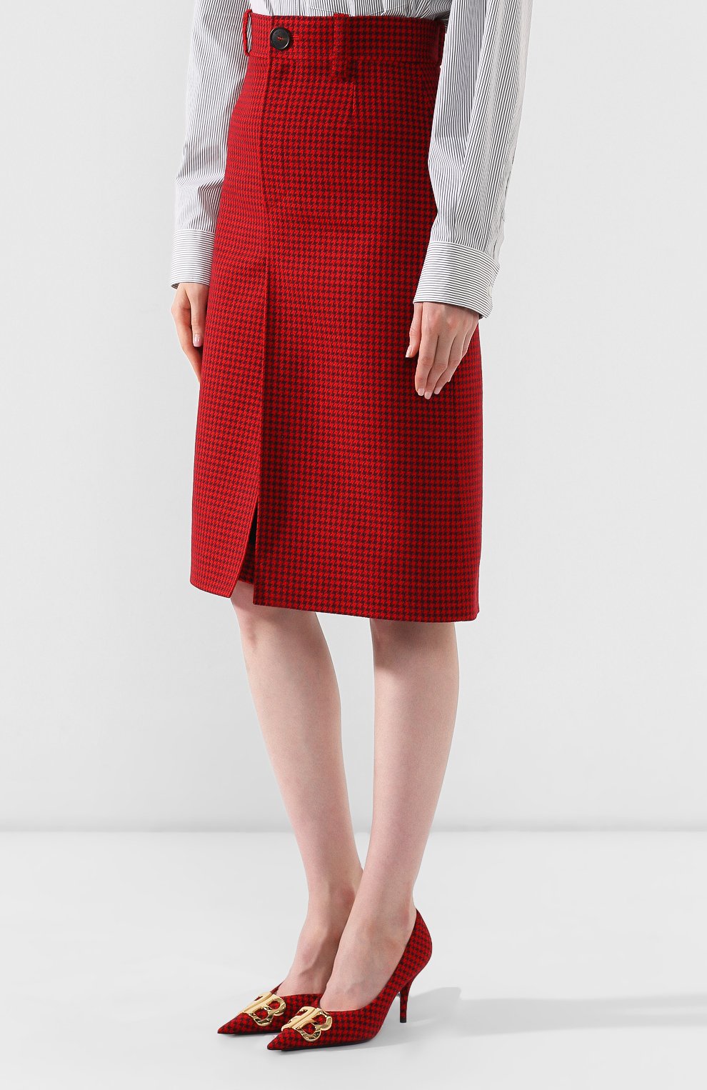 Шерстяная юбка BALENCIAGA, арт. 583597/TFU07, фото 3