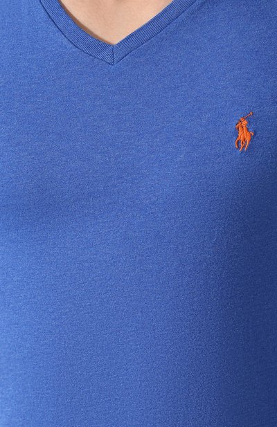Хлопковая футболка  POLO RALPH LAUREN, арт. 710671453, фото 5